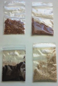 堆肥、土壌サンプル採取例